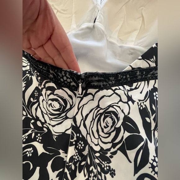 Formal Black and White Dress by Betsy & Adam - Picture 12 of 16